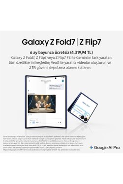 Galaxy Z Fold7 512 GB Gece Siyahı Cep Telefonu