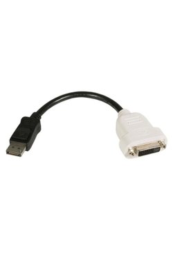 Siyah Dell Displayport to DVI Cable/Adapter Dönüştürücü CN-023NVR