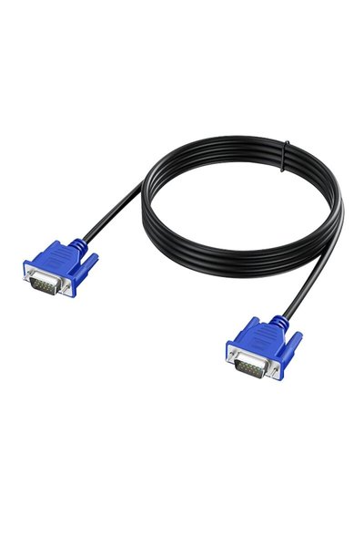 Çok Renkli 15 PİN ERKEK/ERKEK 1.5 METRE FİLTRELİ VGA KABLO