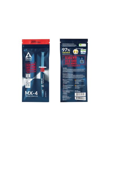 Gümüş Arctıc Mx-4 4g Amd Intel Işlemci Cpu Soğutma Termal Macun