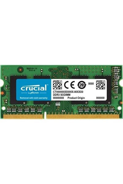 Crucial 4 GB 1600MHz DDR3 SODIMM CL11 CT51264BF160B Bellek