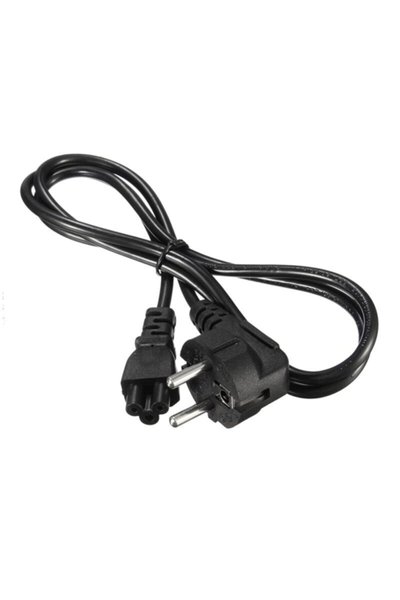 Laptop 3'lü Adaptör Kablosu - Yonca Power Kablosu 1.5 Metre