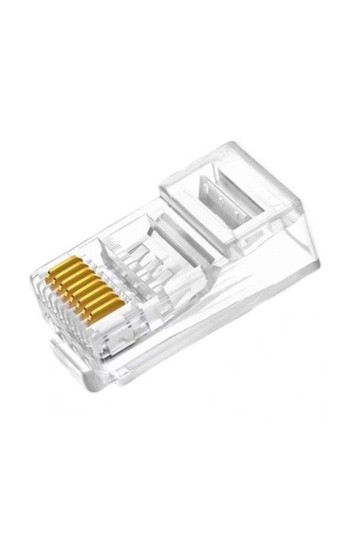 EZ RJ45 Cat5Cat6 Açık Uçlu Soket 8P8C 100Adet