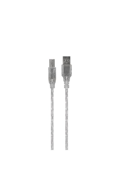 Oem Usb230, Şeffaf, Usb Yazıcı Kablosu, 3 Metre
