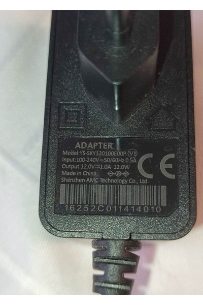 SKY120100E00P 12V 1A YS-SKY120100E00P 5.5x2.5mm Adaptör