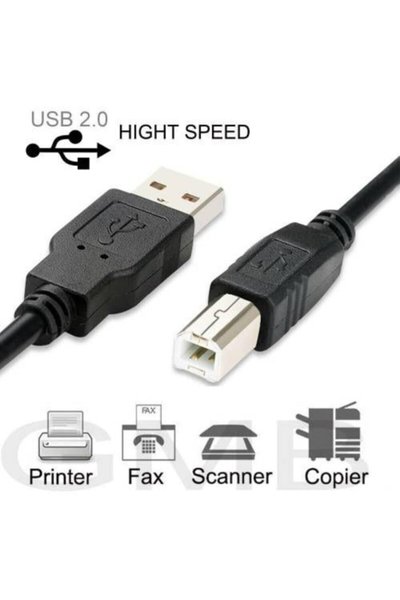 Usb Yazıcı Printer Arabağlantı Kablosu Usb 2.0 Yüksek Hız 1.5 Mt