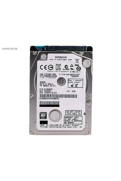 Hıtachı Hdd 2.5 500Gb 7200Rpm 32Mb Sata3 Notebook Hardisk Refrubished (YENİLENMİŞ)