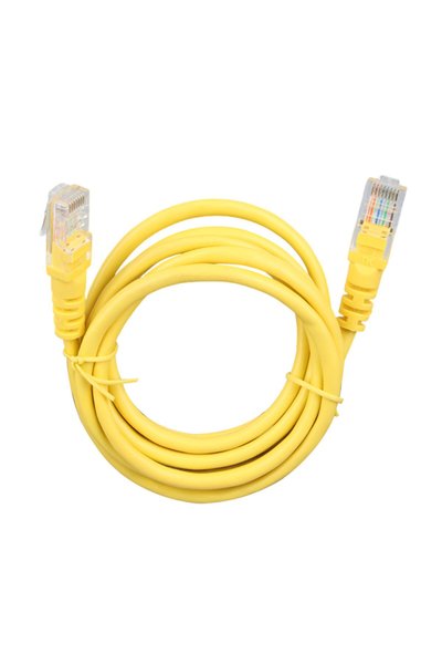 ELEKTROMER 1.5 METRE SARI 24 AWG CAT5 KABLO