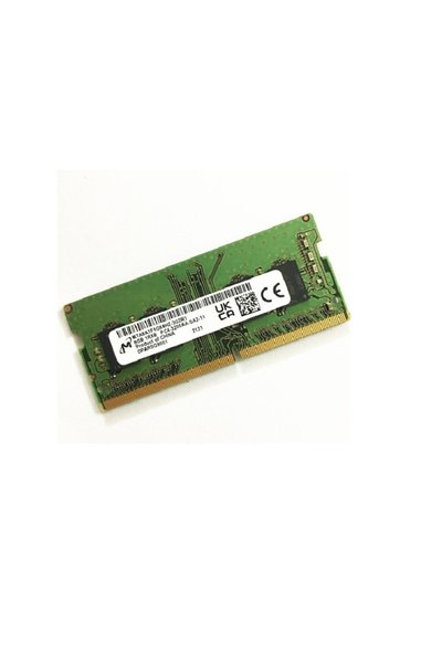 Mıcron 8gb 1rx8 Ddr4 Sodımm PC4-25600 3200MHZ CL22 MTA8ATF1G64HZ-3G2R1 Noteook Ram Bellek