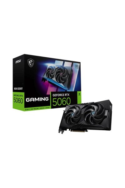 Msı Geforce Rtx5060 8g Gamıng Oc 8gb Gddr7 128bıt 1xhdmı 3xdp Ekran Kartı