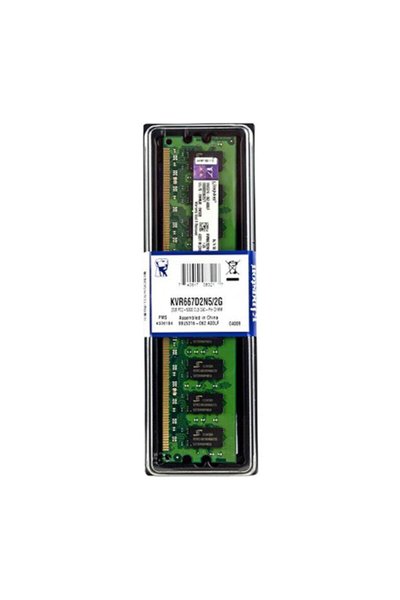 Kingston 2 GB 667 MHz DDR2 CL5 KVR667D2N5/2G Ram