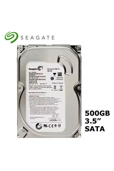 Seagate Sata3 7200Rpm 32MB 3.5 inç 500GB HDD Refrubished (Yenilenmiş)