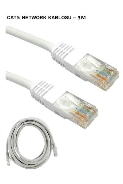 Cat5 Network Kablosu - 3m