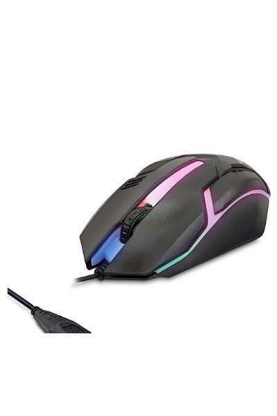 Bej Polaxtor 8733-3D Işıklı Kablolu Optik Oyuncu Mouse