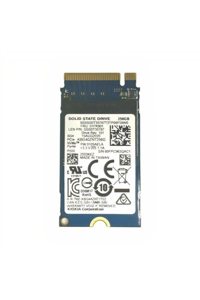 Toshiba Kbg40Znt256G 256GB M.2 PCIe NVMe SSD
