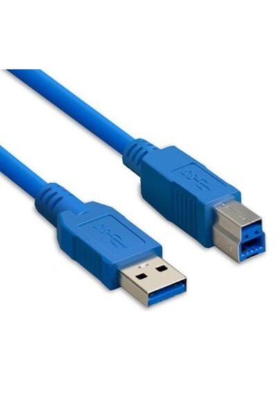 Siyah Usb 3.0 Yazıcı Kablosu 1.5 Metre